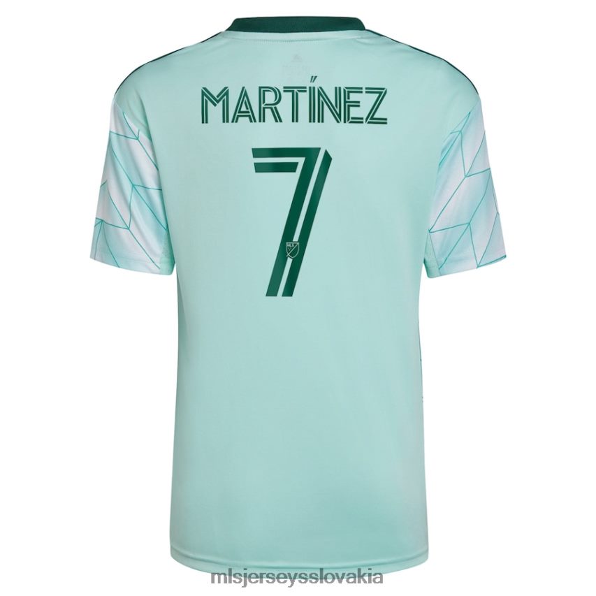 dres sk MLS Jerseys deti atlanta united fc josef martinez adidas mint 2022 the forest kit replika hráčskeho dresu P8Z42N976