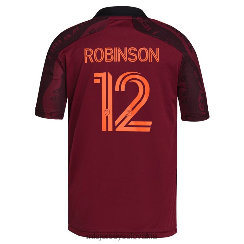 dres sk MLS Jerseys deti atlanta united fc miles robinson adidas gaštanové 2021 unity replika hráčskeho dresu P8Z42N1205