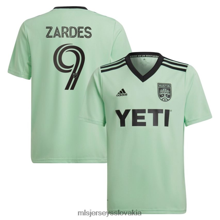 dres sk MLS Jerseys deti austin fc gyasi zardes adidas mint 2023 súprava sentimiento replika hráčskeho dresu P8Z42N1186