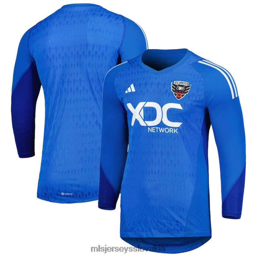 dres sk MLS Jerseys muži d.c. jednotná replika dresu adidas blue 2023 pre brankára s dlhým rukávom P8Z42N259