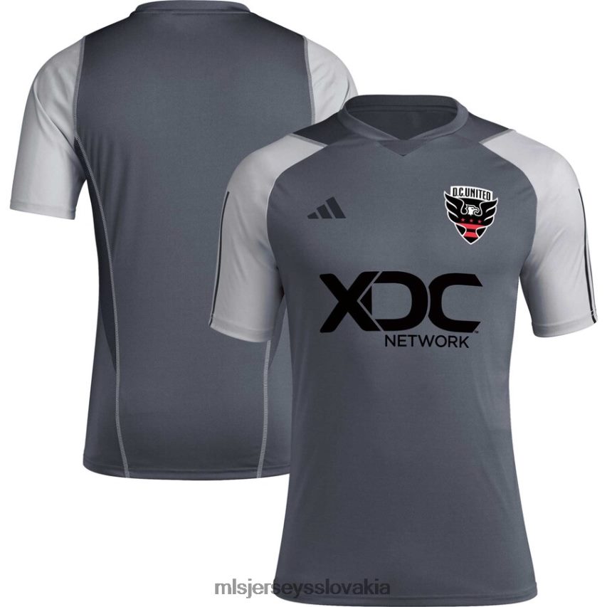 dres sk MLS Jerseys muži d.c. jednotný tréningový dres adidas sivý 2023 na ihrisku P8Z42N620