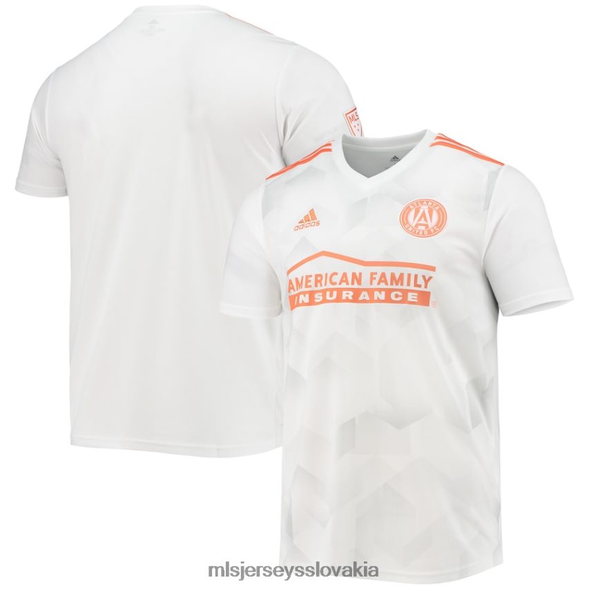dres sk MLS Jerseys muži Replika výjazdového dresu atlanta united fc adidas white 2020/21 P8Z42N415