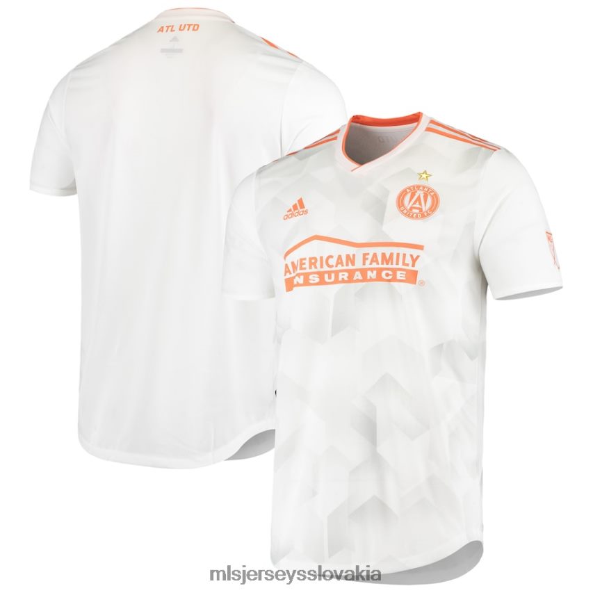 dres sk MLS Jerseys muži atlanta united fc adidas white 2019 vonku replika dresu P8Z42N773