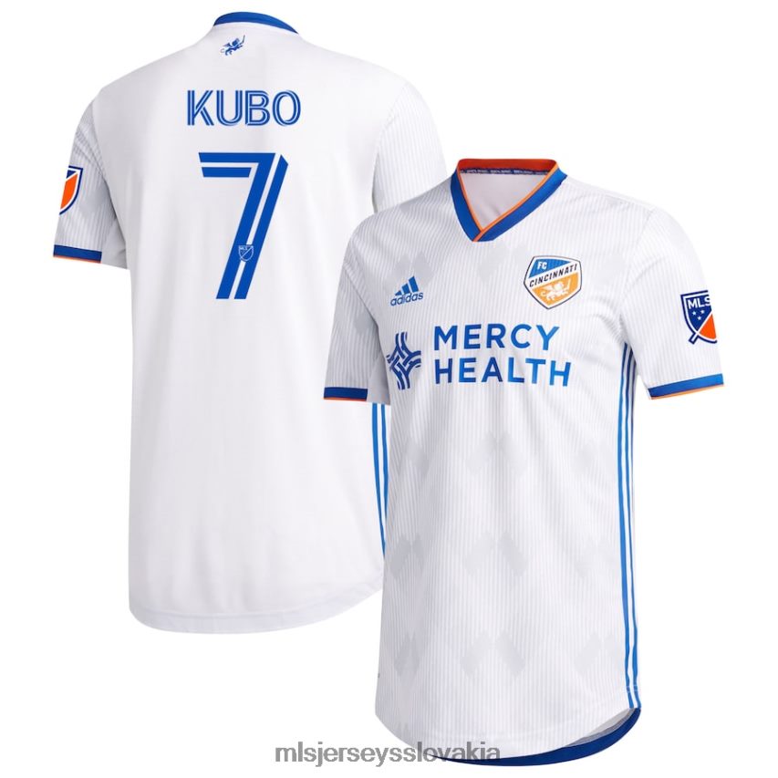 dres sk MLS Jerseys muži sekundárny autentický dres fc cincinnati yuya kubo adidas white 2020 P8Z42N1277