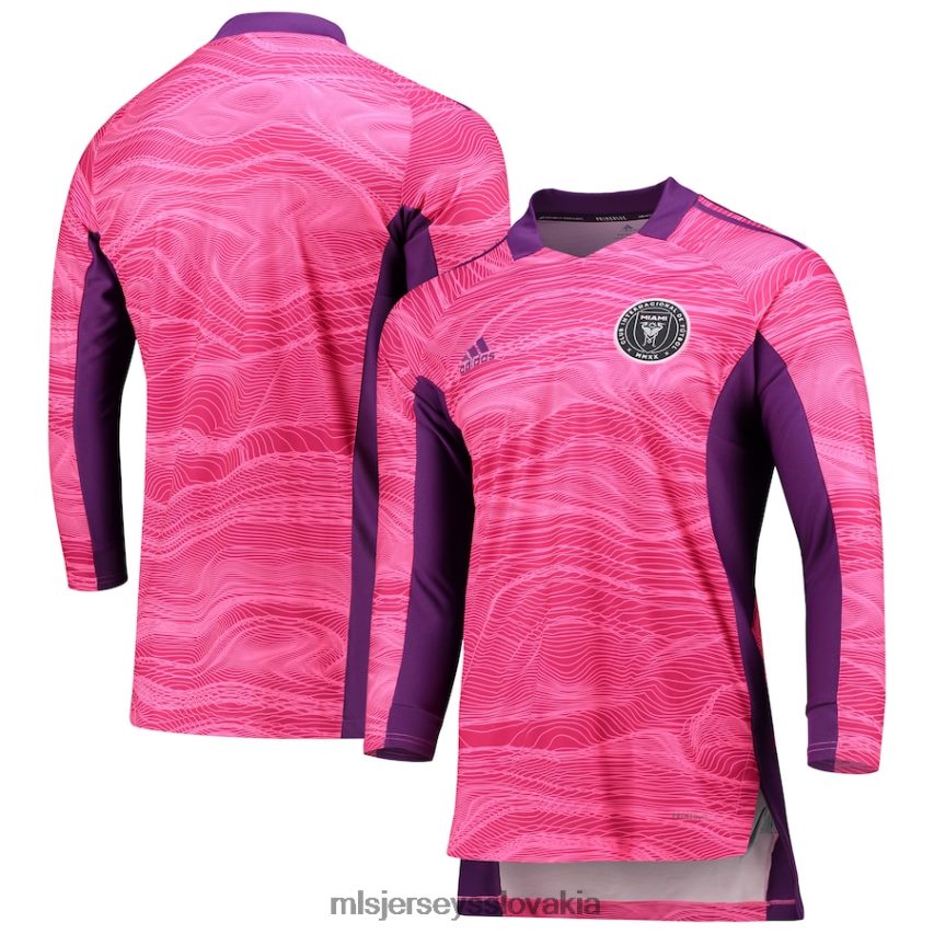 dres sk MLS Jerseys muži brankársky dres s dlhým rukávom inter miami cf adidas pink 2021 P8Z42N763