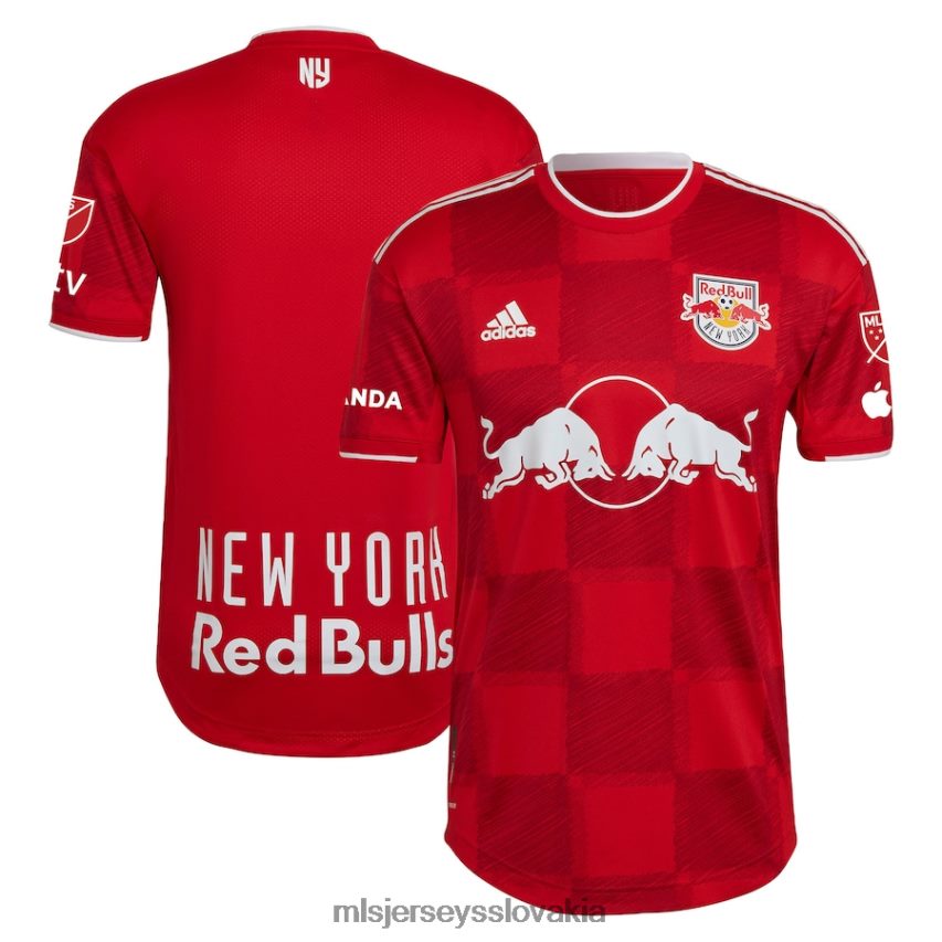dres sk MLS Jerseys muži autentický dres new york red bulls adidas červený 2023 1ritmo P8Z42N281