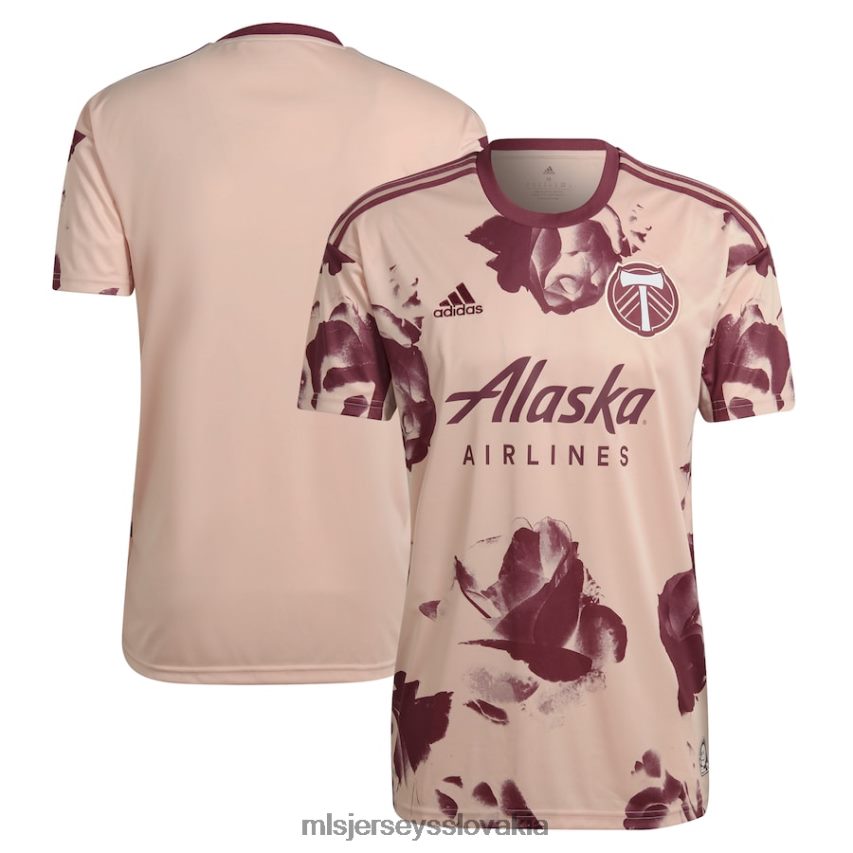dres sk MLS Jerseys muži portland timbers adidas pink 2022 Heritage Rose kit replika blank jersey P8Z42N198