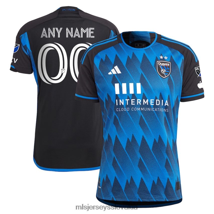 dres sk MLS Jerseys muži San Jose zemetrasenia adidas blue 2023 active fault jersey autentický vlastný dres P8Z42N104