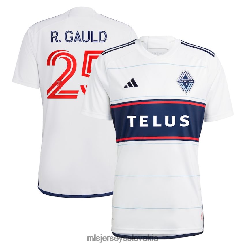 dres sk MLS Jerseys muži Vancouver whitecaps fc ryan gauld adidas white 2023 krvné línie replika hráčskeho dresu P8Z42N1201
