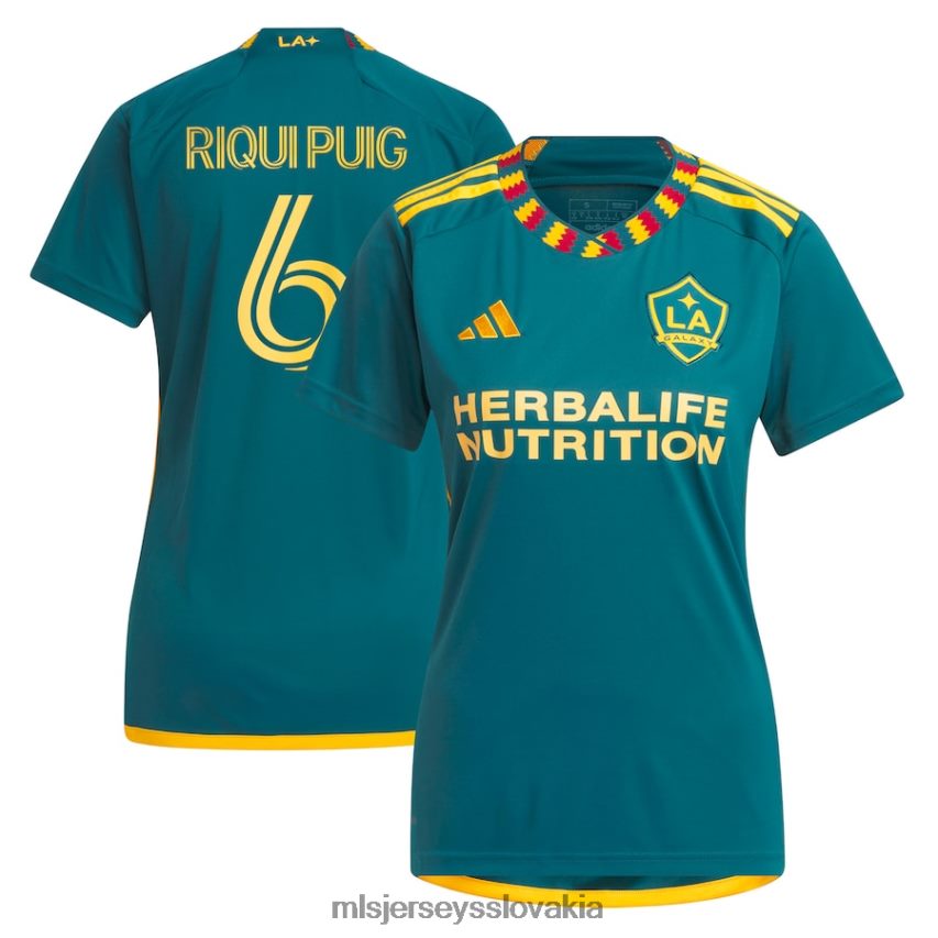 dres sk MLS Jerseys ženy la galaxy riqui puig adidas green 2023 la kit replika hráčskeho dresu P8Z42N403